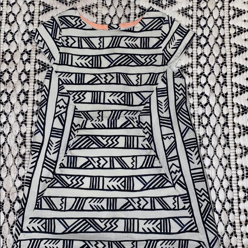 Toddler girl Aztec print dress